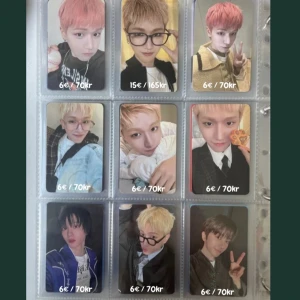 boynextdoor photocards  - säljer mina boynextdoor pcs!! alla är i mycket bra skick, vid intresse kontakta mig 💞 packar med sleeve, toploader och kommer med freebies!! de som köper fler pcs kommer att prioriteras!! jag är inte ansvarig för postens slarv!! vid köp av minst 200kr kan man få fri frakt<3