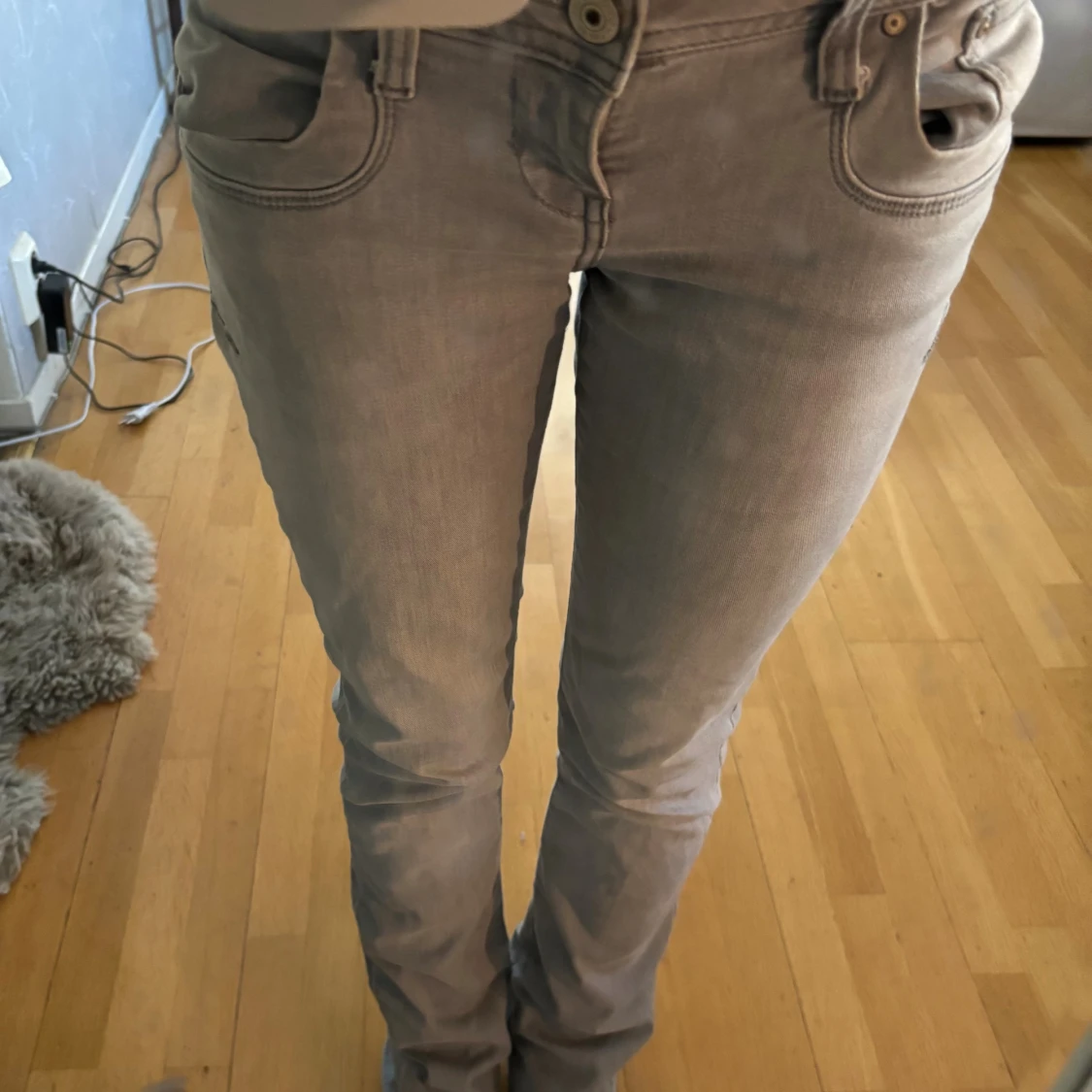 Grå jeansbyxor från LTB Valerie - 1