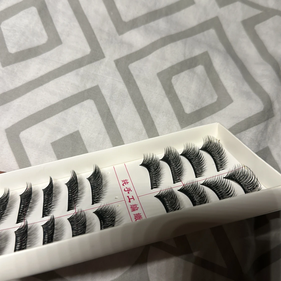 Svarta lösögonfransar i 10-pack - 1