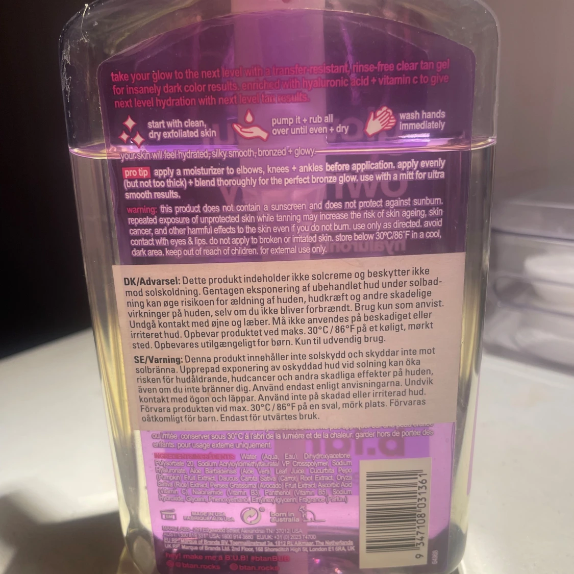 b.tan Glow Your Own Way brun utan sol - 1