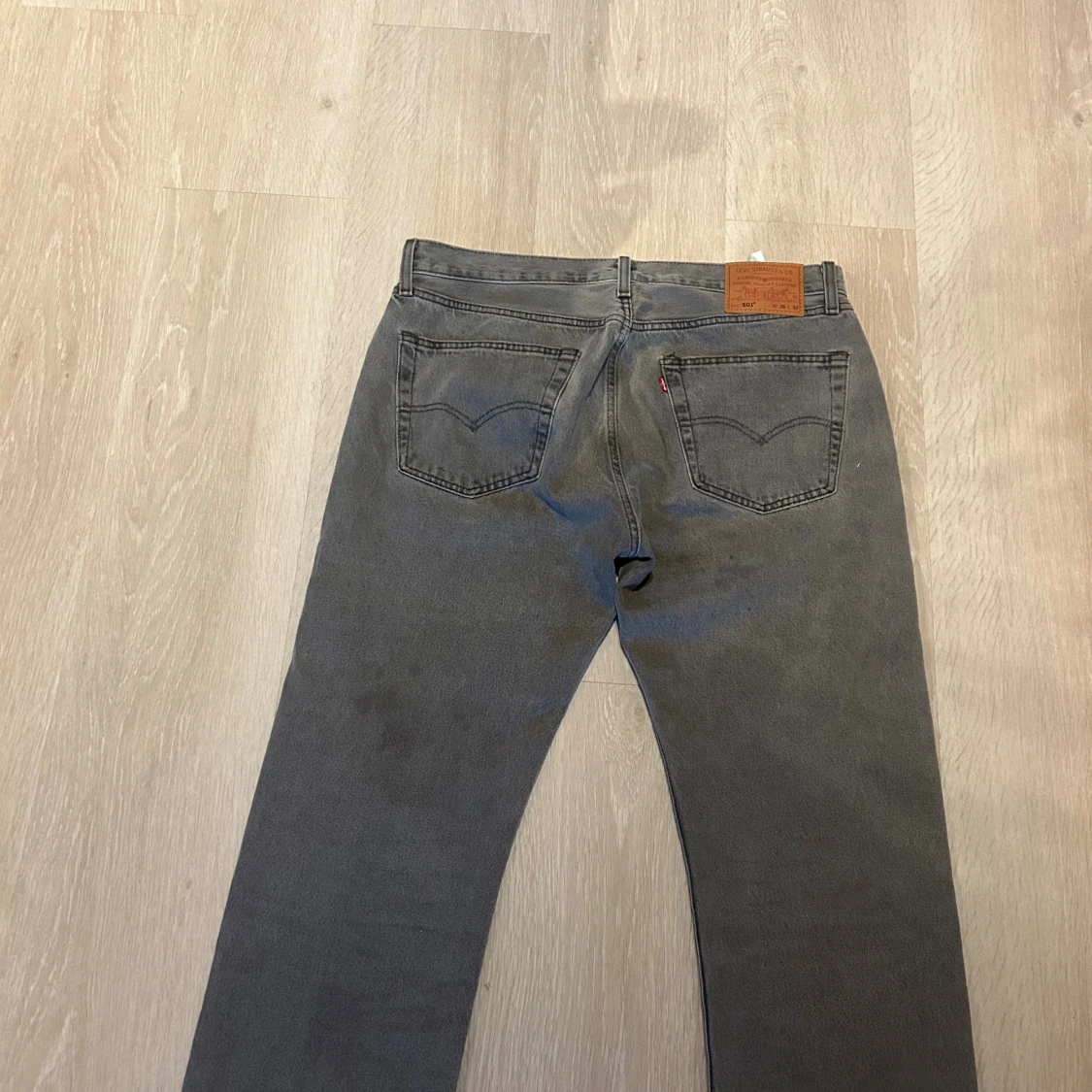 Grå Levi's 501 jeans straight fit - 3
