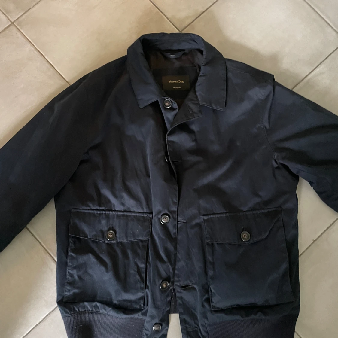 Mörkblå overshirt/jacka från Massimo Dutti L - 2