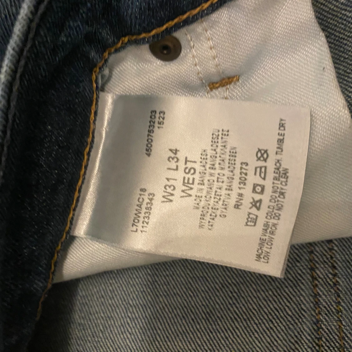 Blå jeans från Lee straight fit - 4