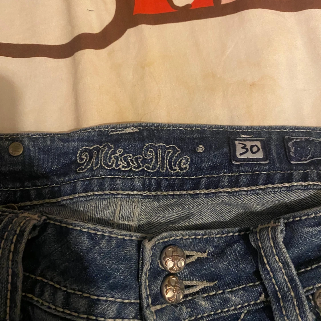 Miss Me blå jeans - 4