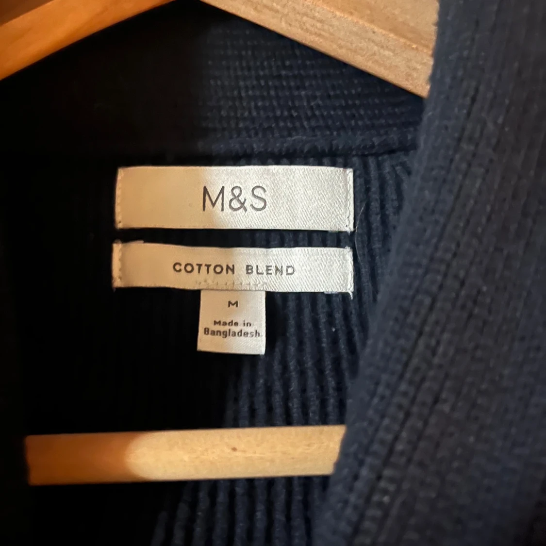 Mörkblå kofta från M&S, storlek M - 3