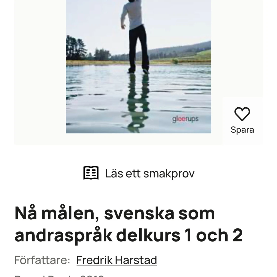 Nå målen: Svenska som andraspråk Delkurs 1 och 2 - 2