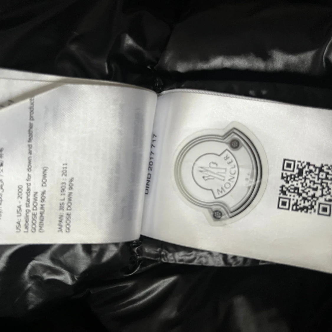 Svart lång jacka från Moncler - 3