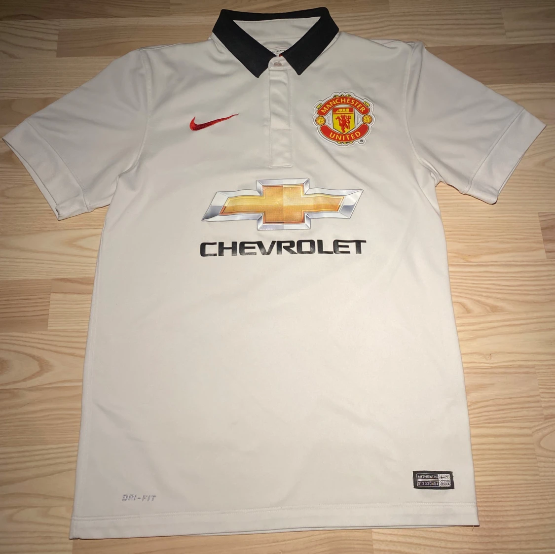 Manchester United vit bortatröja Nike - 1