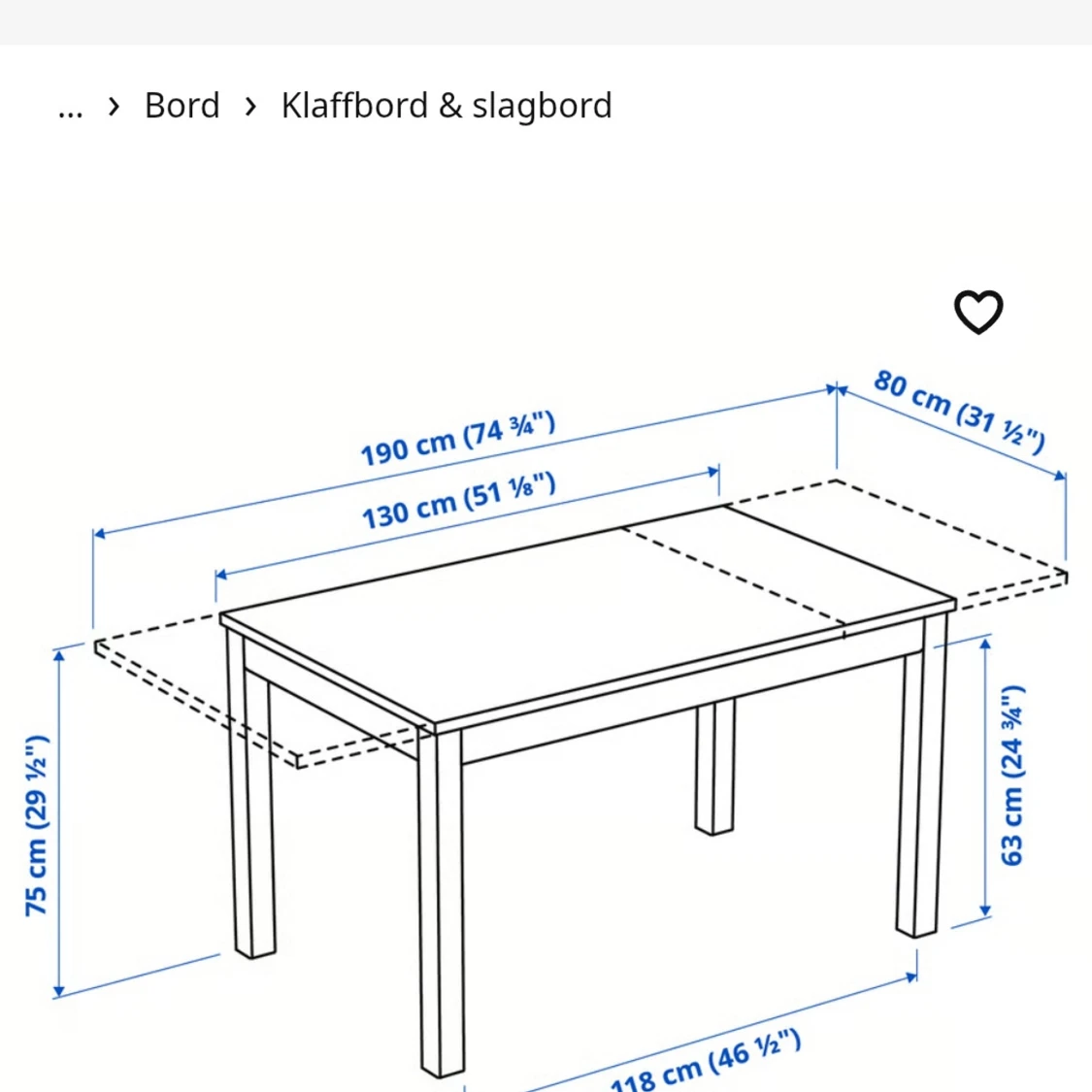 Bord, klaffbord & slagbord - 1