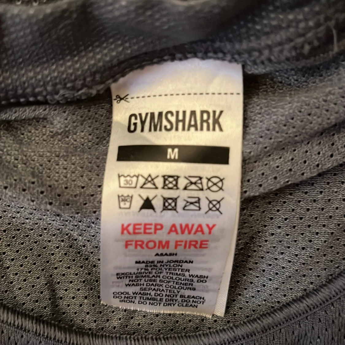 Grå Gymshark träningströja M - 2