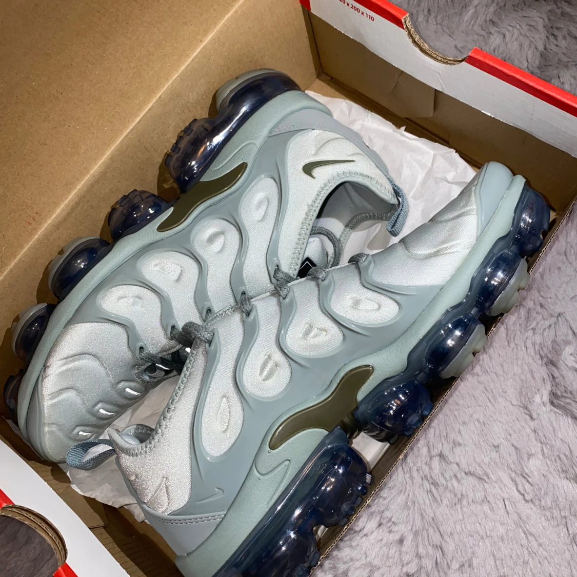 Nike Vapormax sneakers i silvergrå - 1