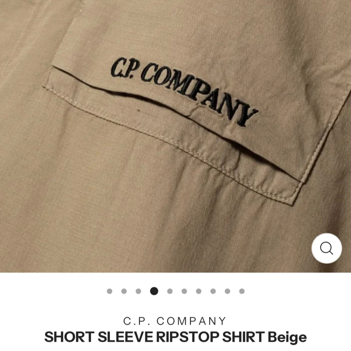 Beige kortärmad skjorta C.P. Company - 1