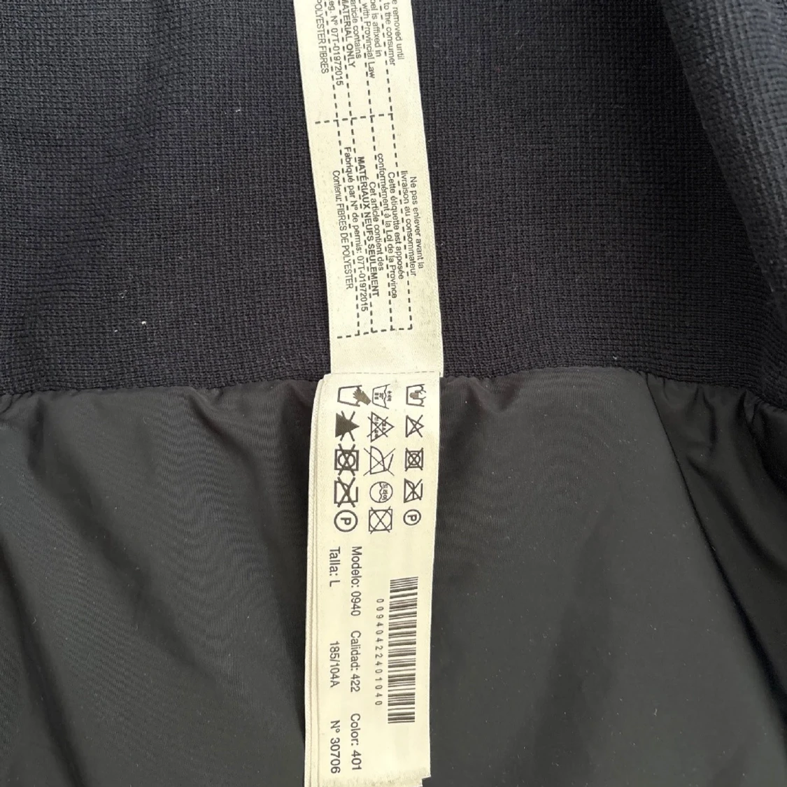 004 marinblå jacka  - 4