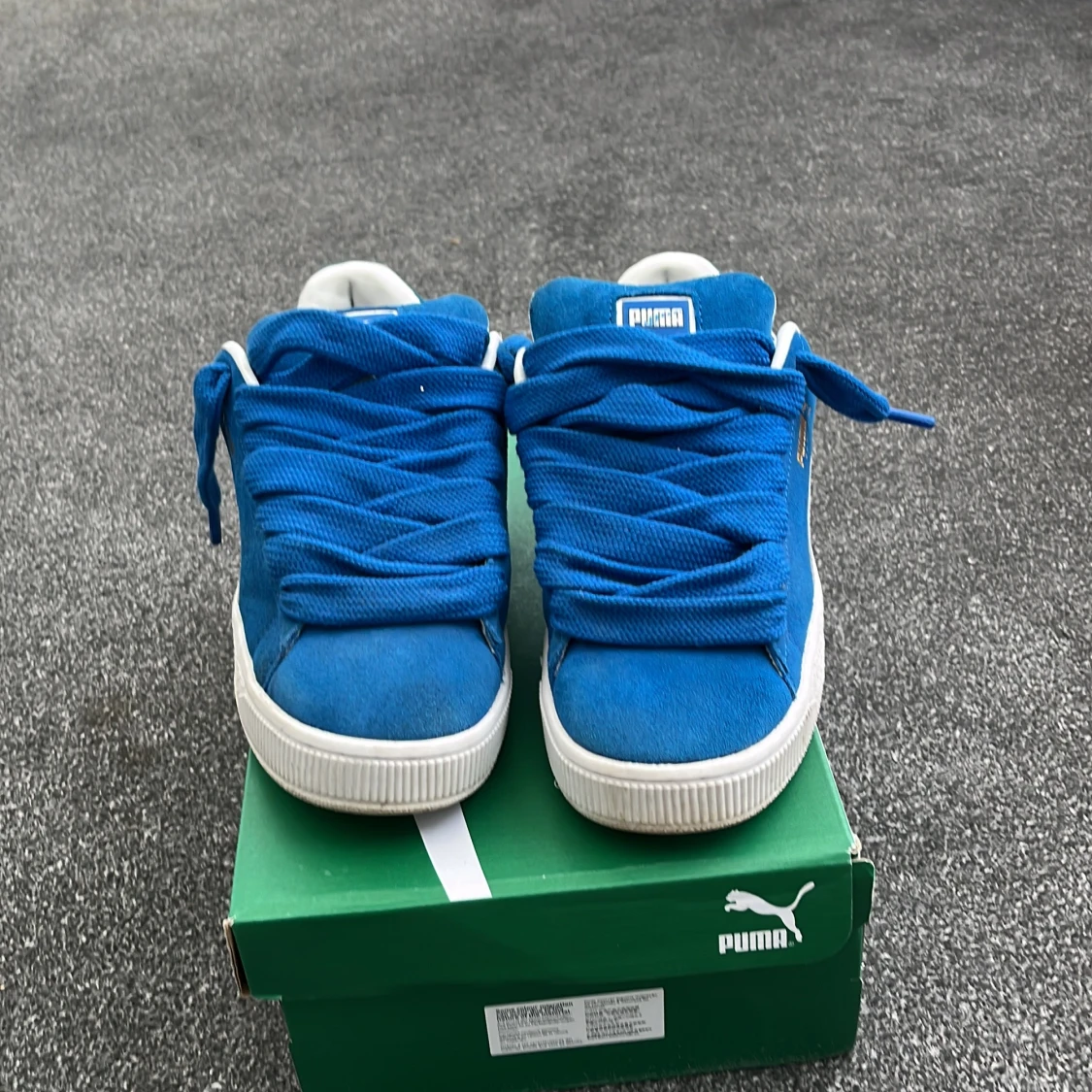 Blå Puma Suede sneakers strl 41