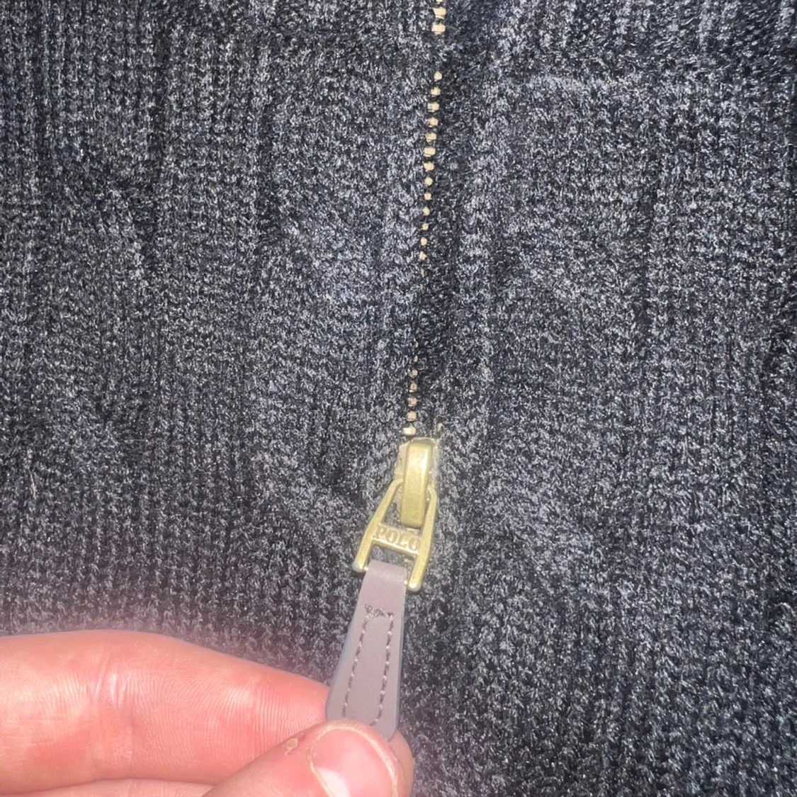 Svart stickad tröja Polo Ralph Lauren - 1