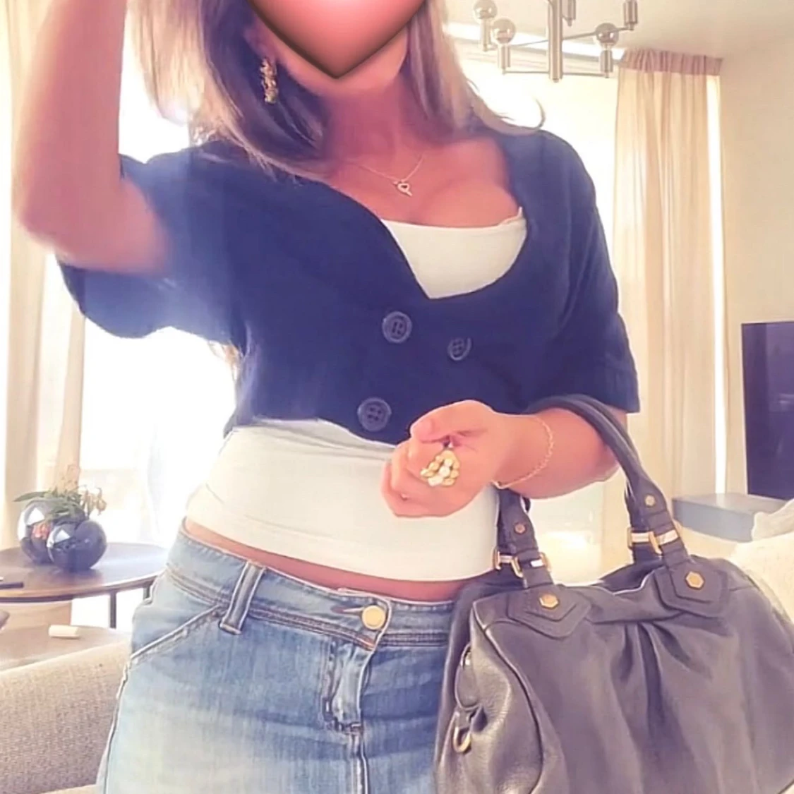 Grå grön handväska från Marc by Marc Jacobs