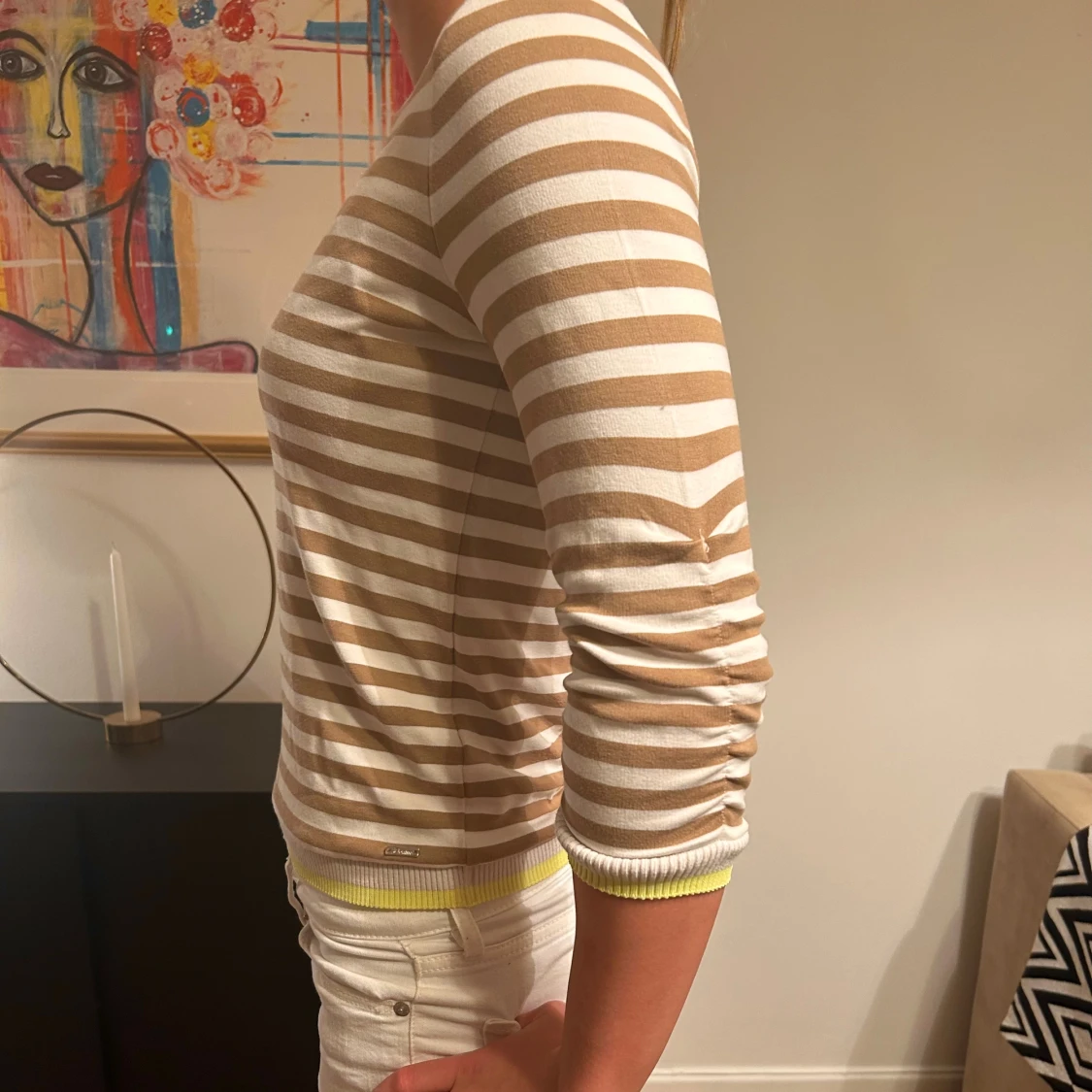 Randig Trekvartsärmad tröja - 1