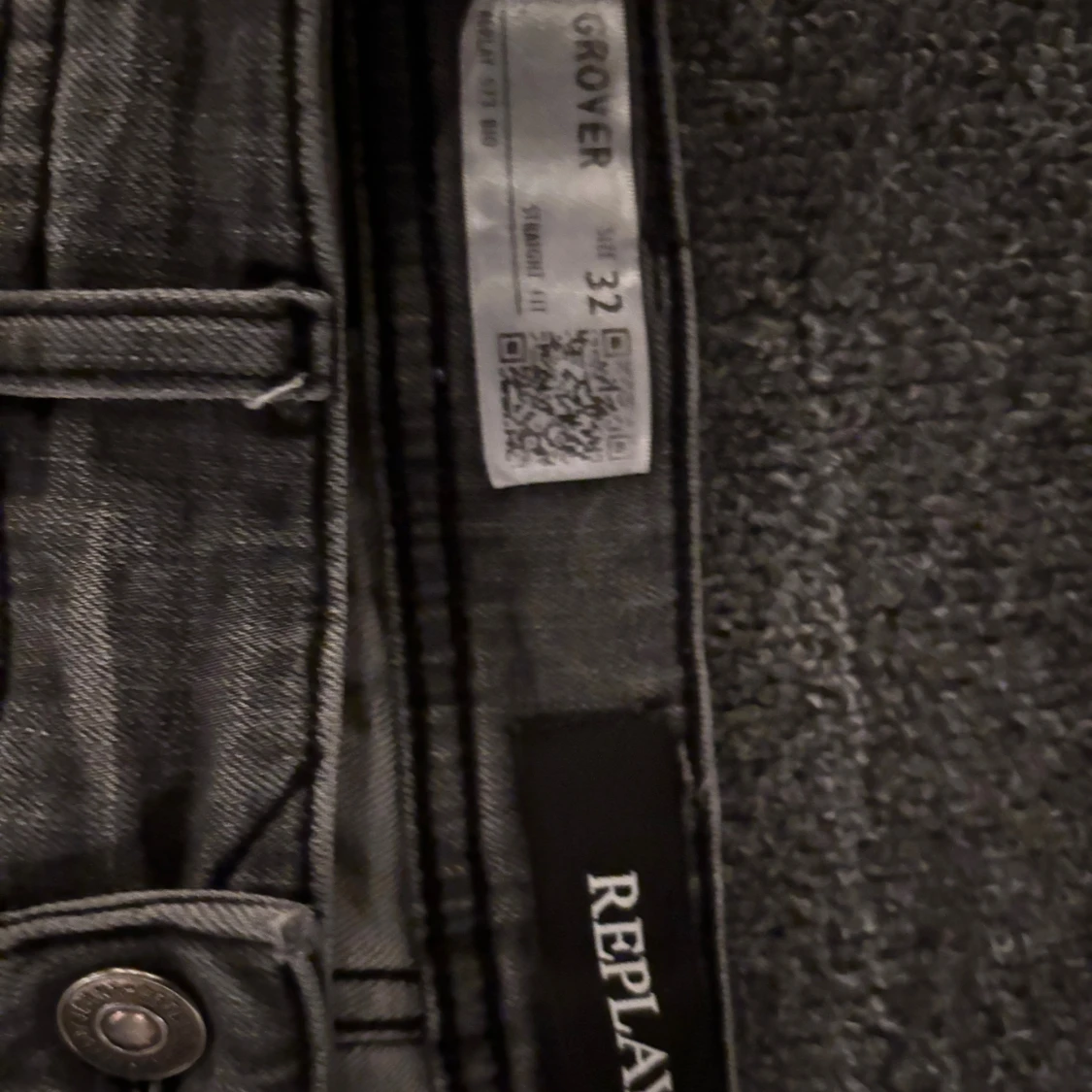 Replay Grover grå jeans, straight fit - 2