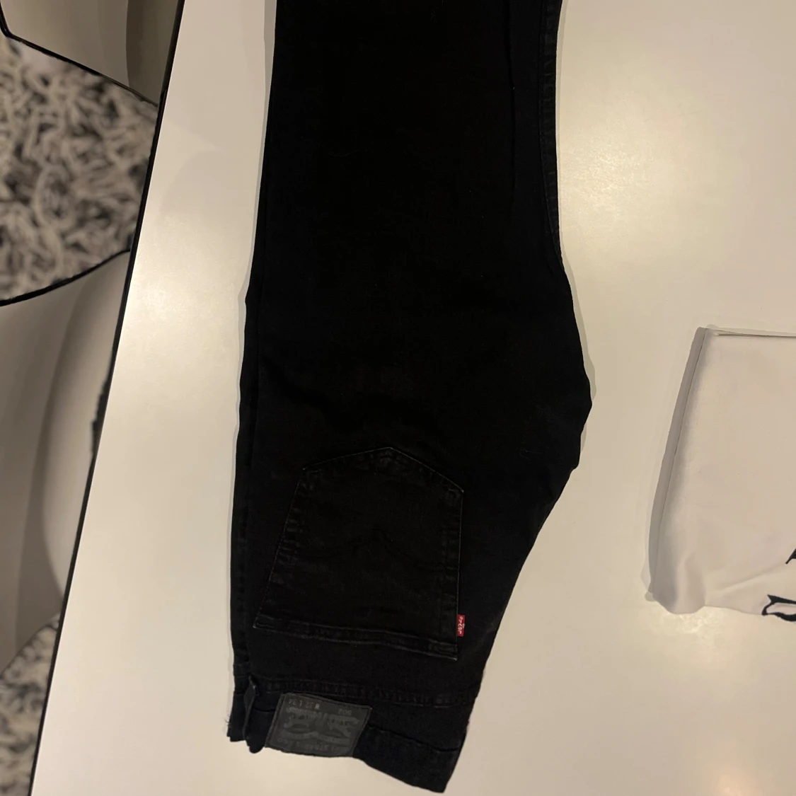 Svarta Levi's 501 jeans straight fit - 3