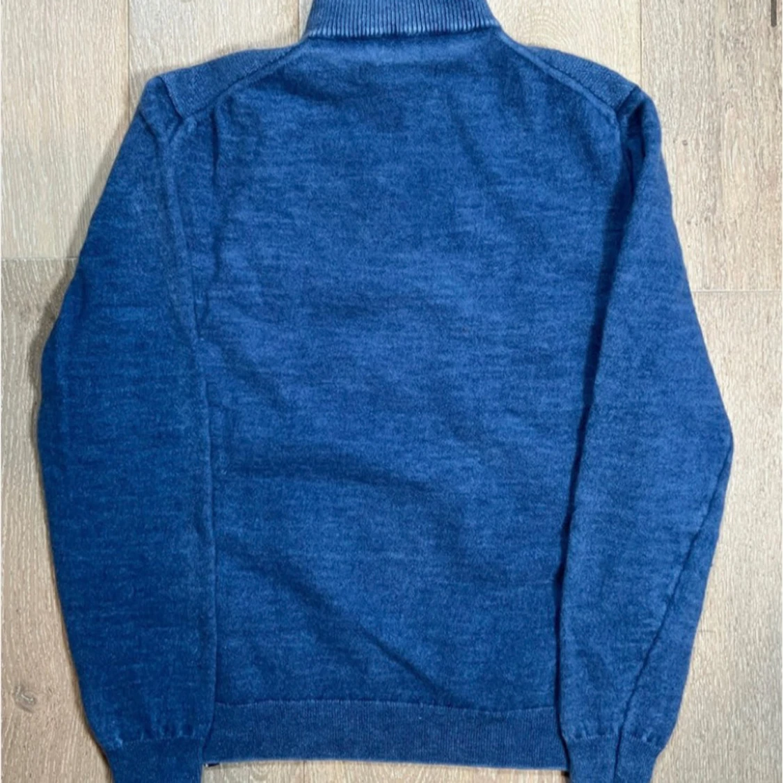 Blå stickad polotröja Jacob Cohen - 1