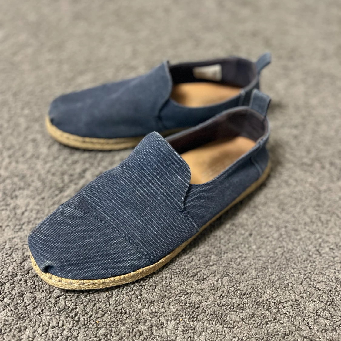 Blåa espadrilles 