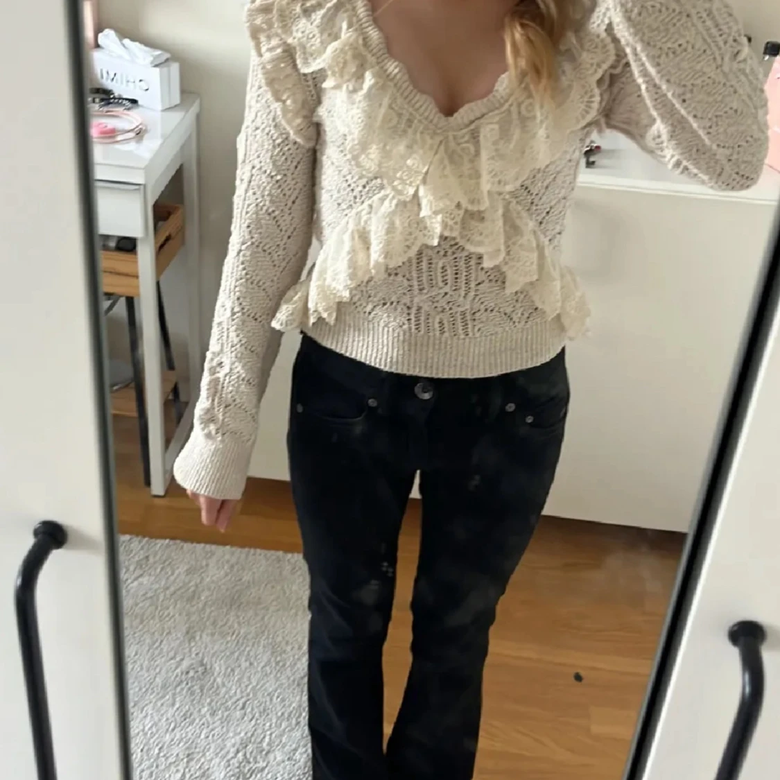 Stickad blus ifrån zara