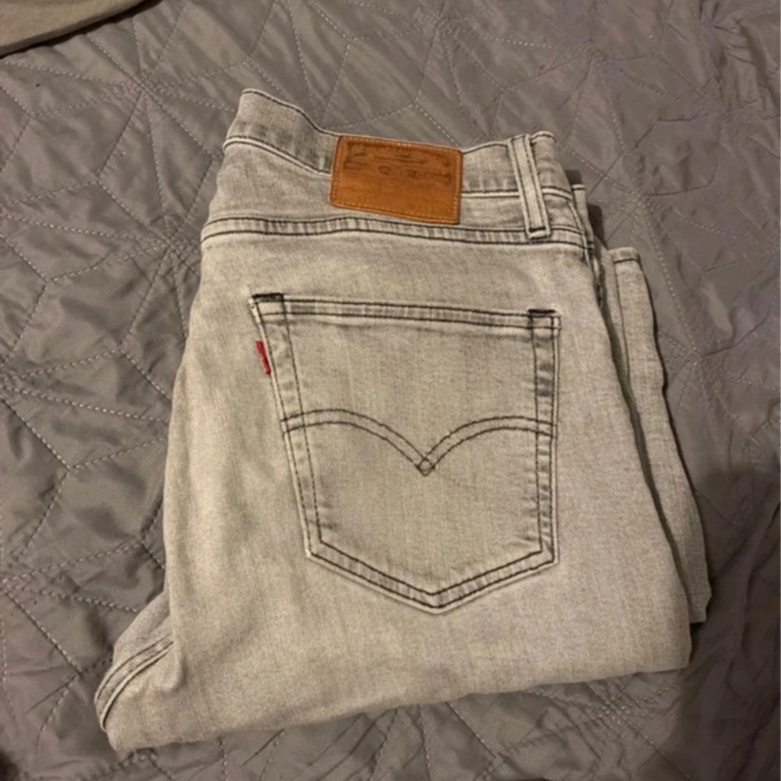 Levis 511 ljusgrå jeans straight fit - 3