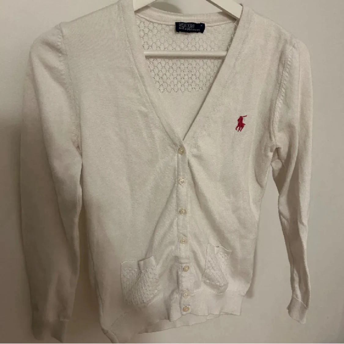 Vit kofta från Ralph Lauren