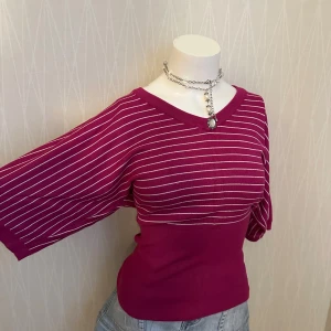 Smocked waist knitted jumper  - M