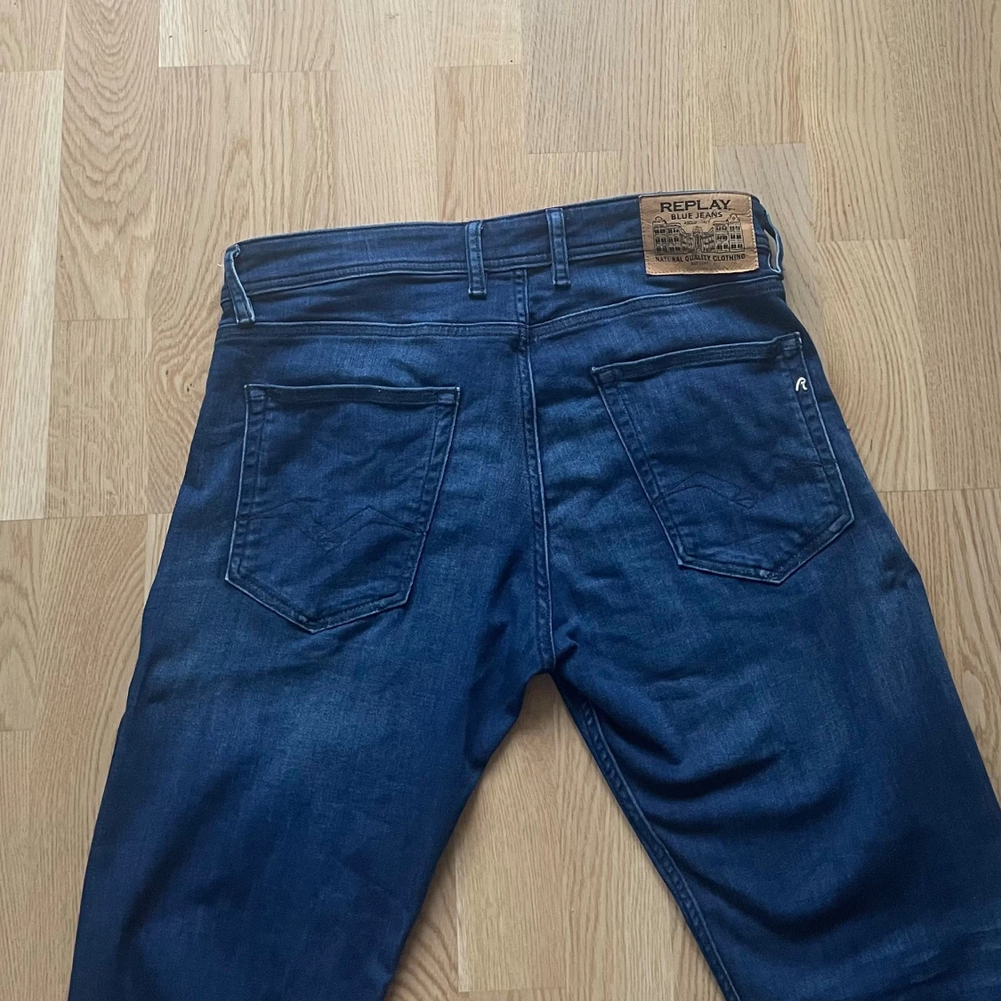 Mörkblå Replay Grover jeans W30 L32 - 3