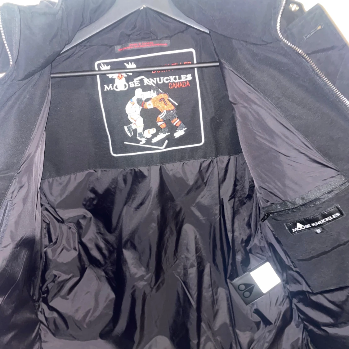 Svart pufferjacka Moose Knuckles - 2