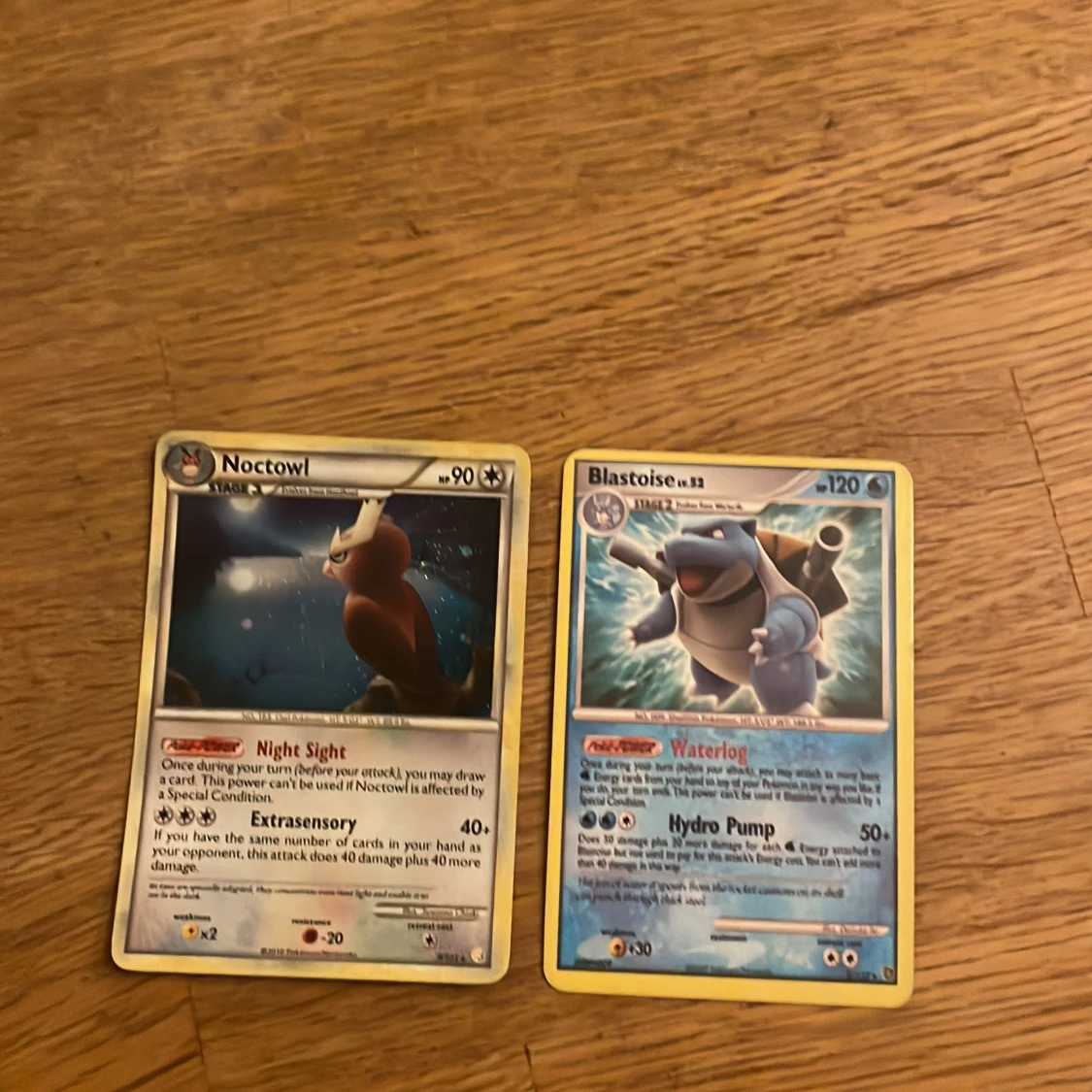 Pokémonkort: Blastoise & Noctowl - 4