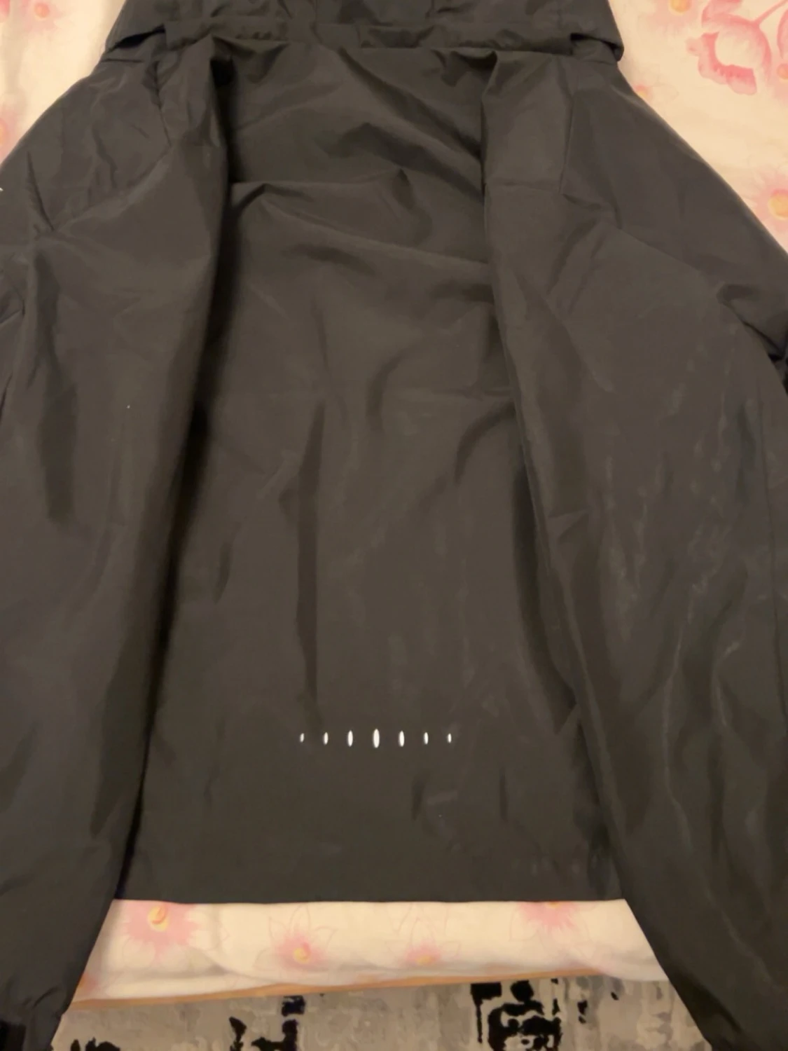 Svart Nike vindjacka med huva - 1