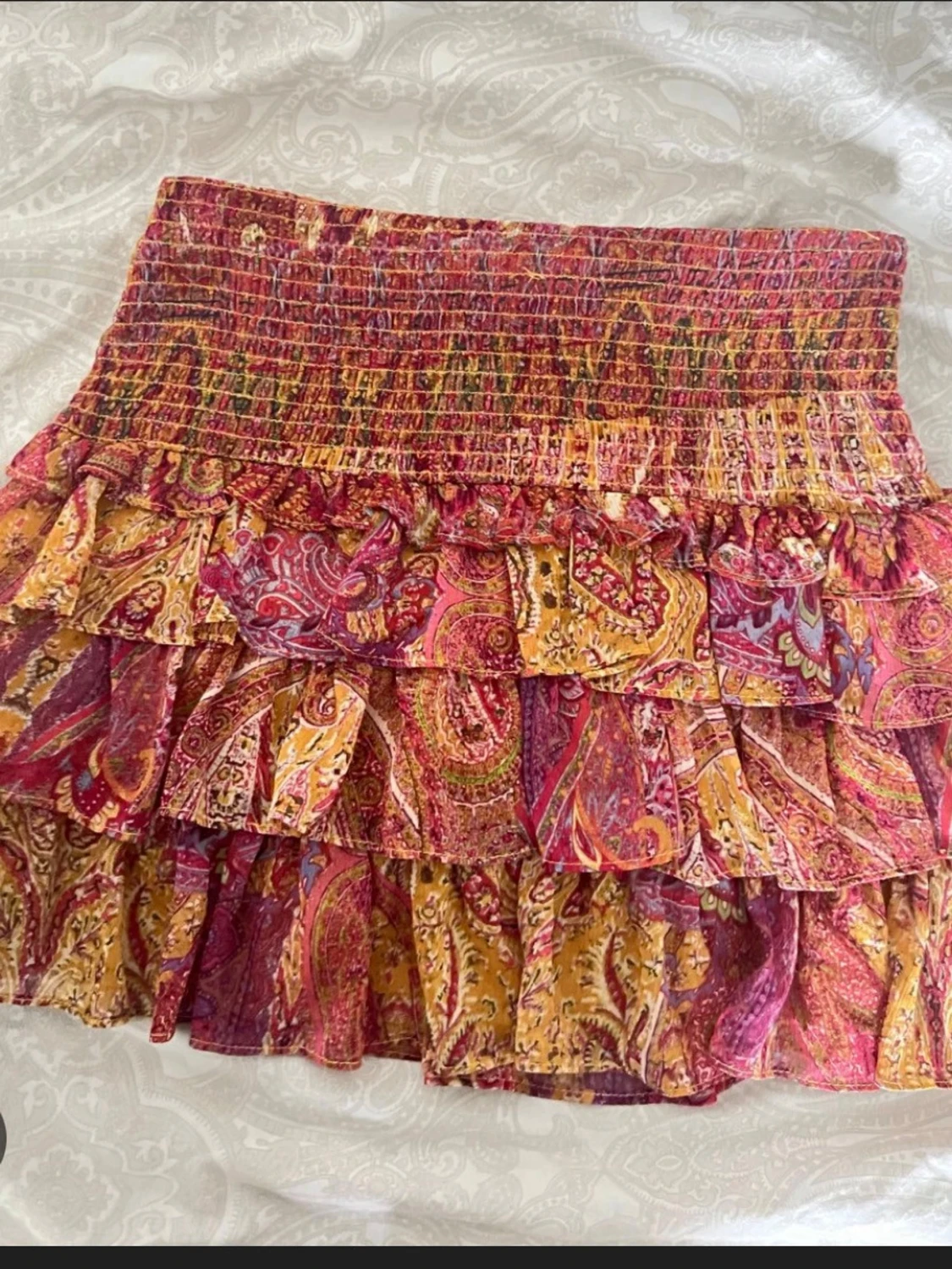 Mönstrad volangkjol från Zara - 2