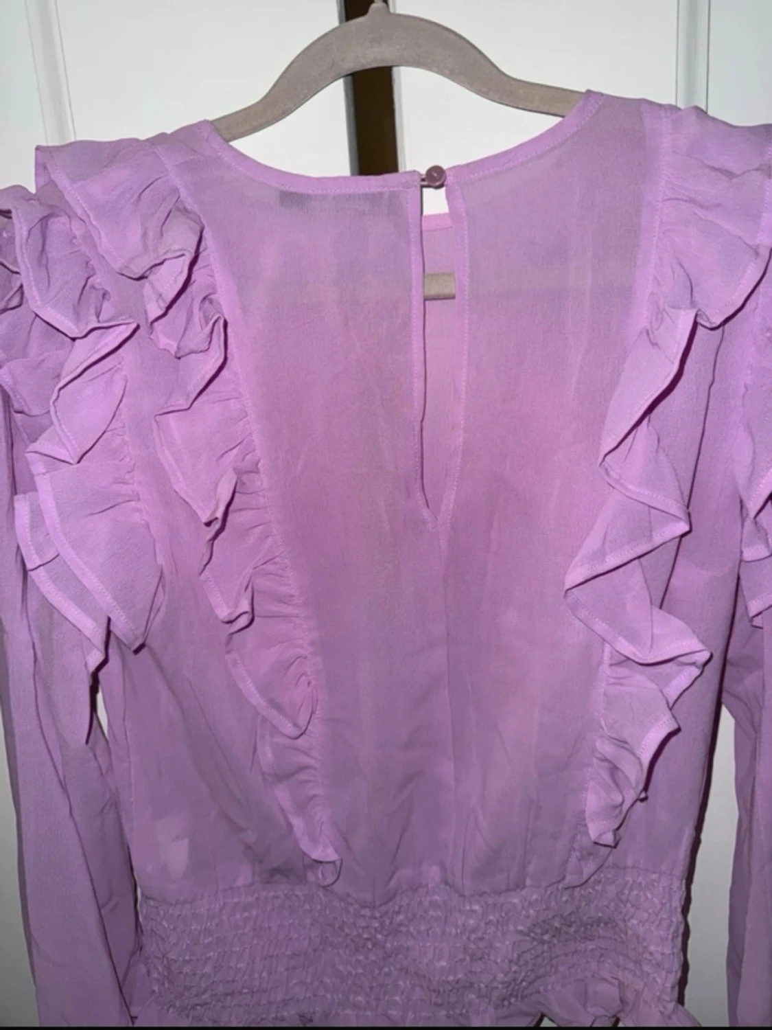 Ljuslila volangblus från Rut & Circle - 4