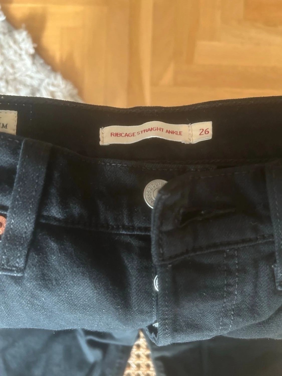 Levi's Ribcage Straight Ankle jeans svart - 2