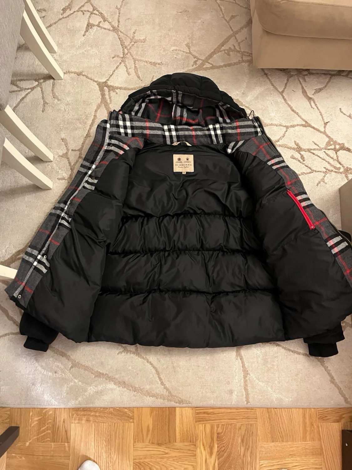 Svart pufferjacka från Burberry XXL - 1