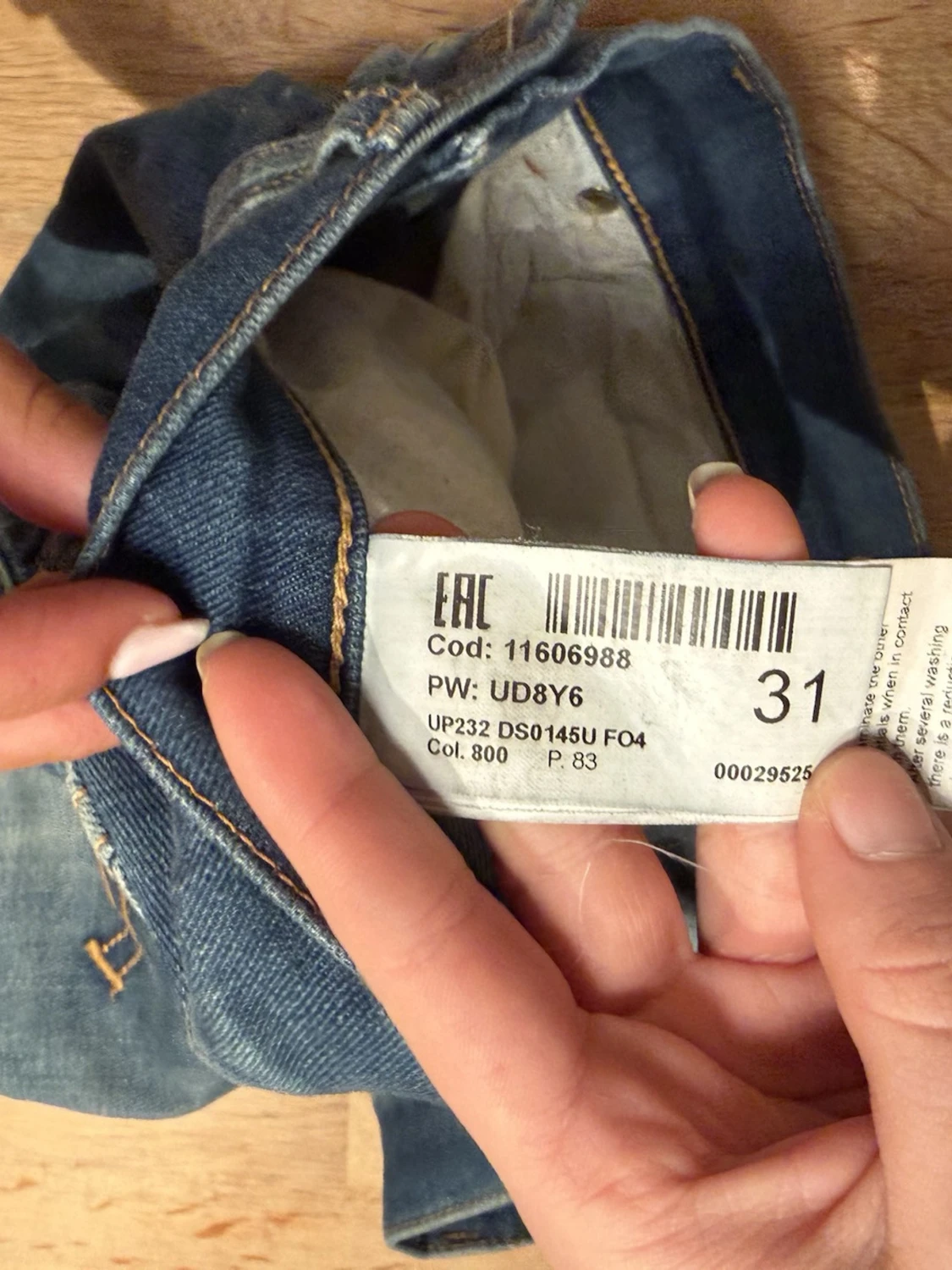 Blå jeans från Dondup, storlek 31 - 2