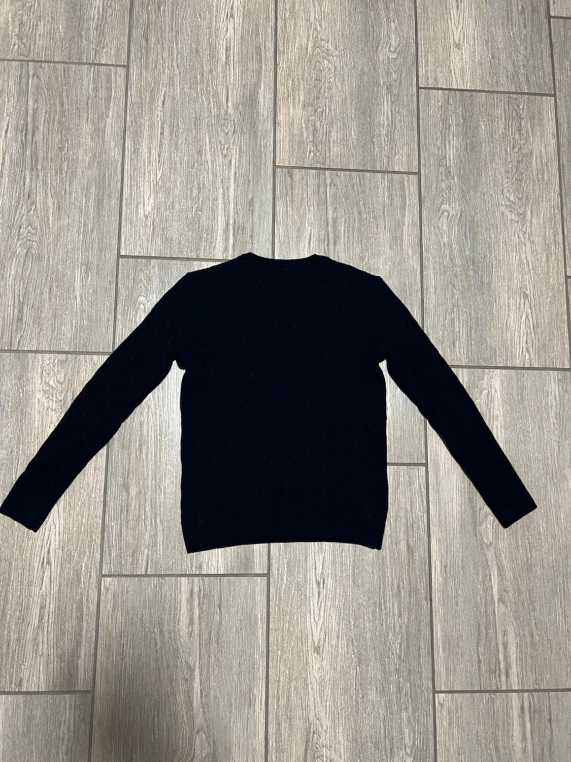 Mörkblå stickad tröja från Morris - 4