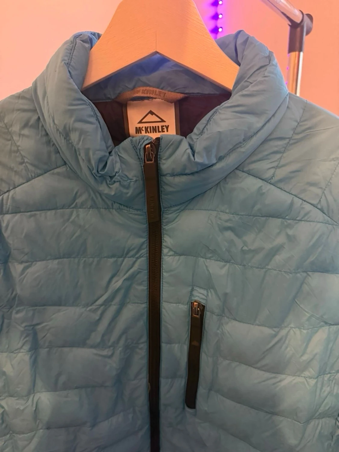 Ljusblå McKinley pufferjacka - 1
