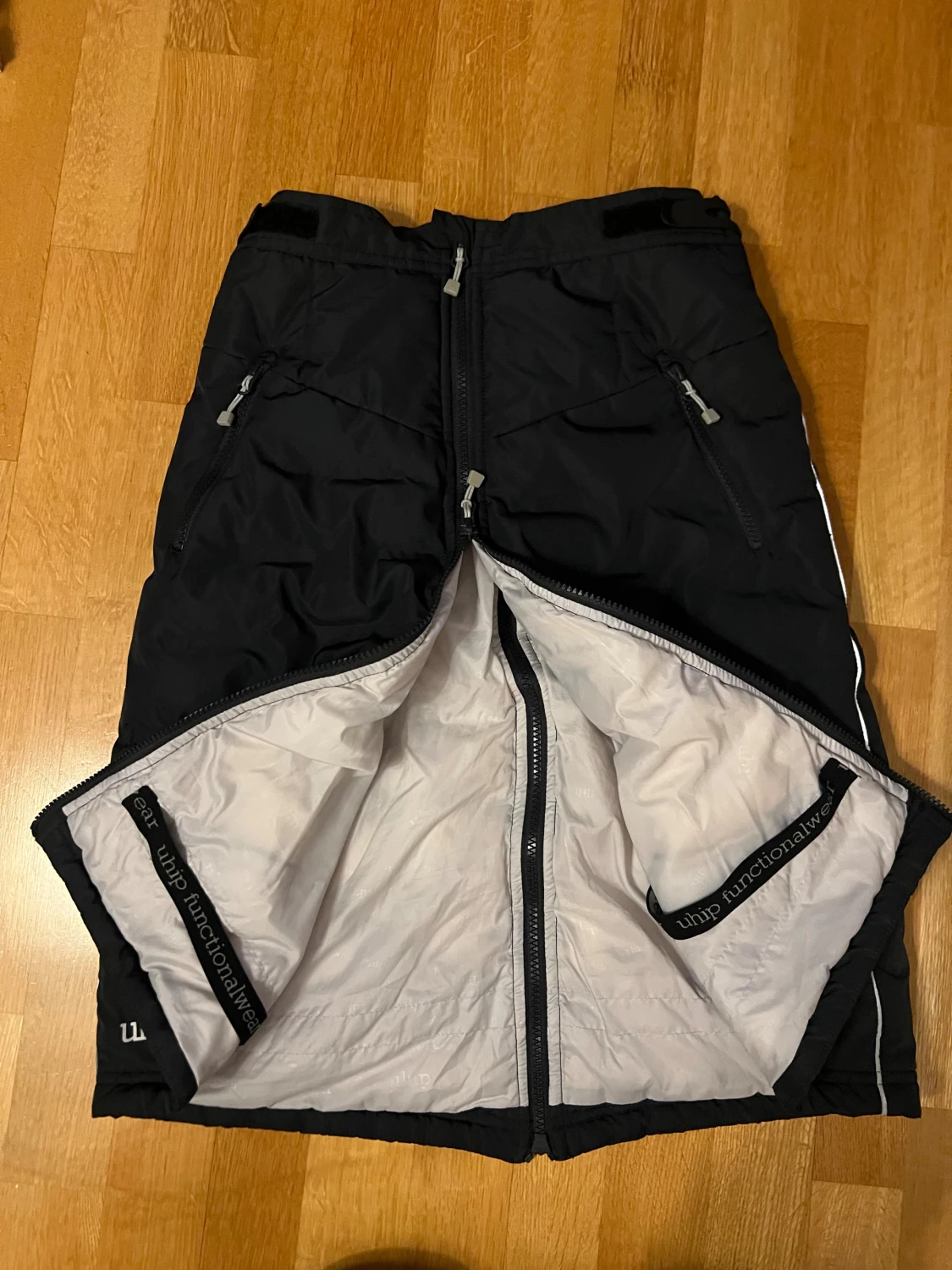 Marinblå kjol från Uhip med dragkedja - 3