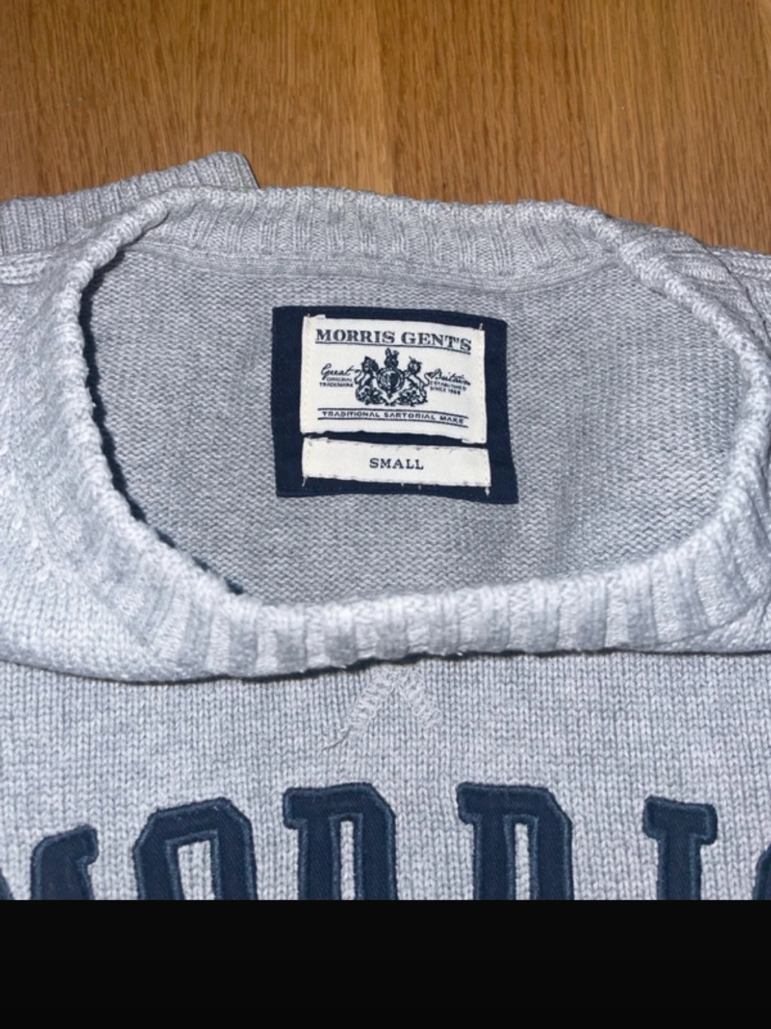 Grå stickad tröja Morris  - 2