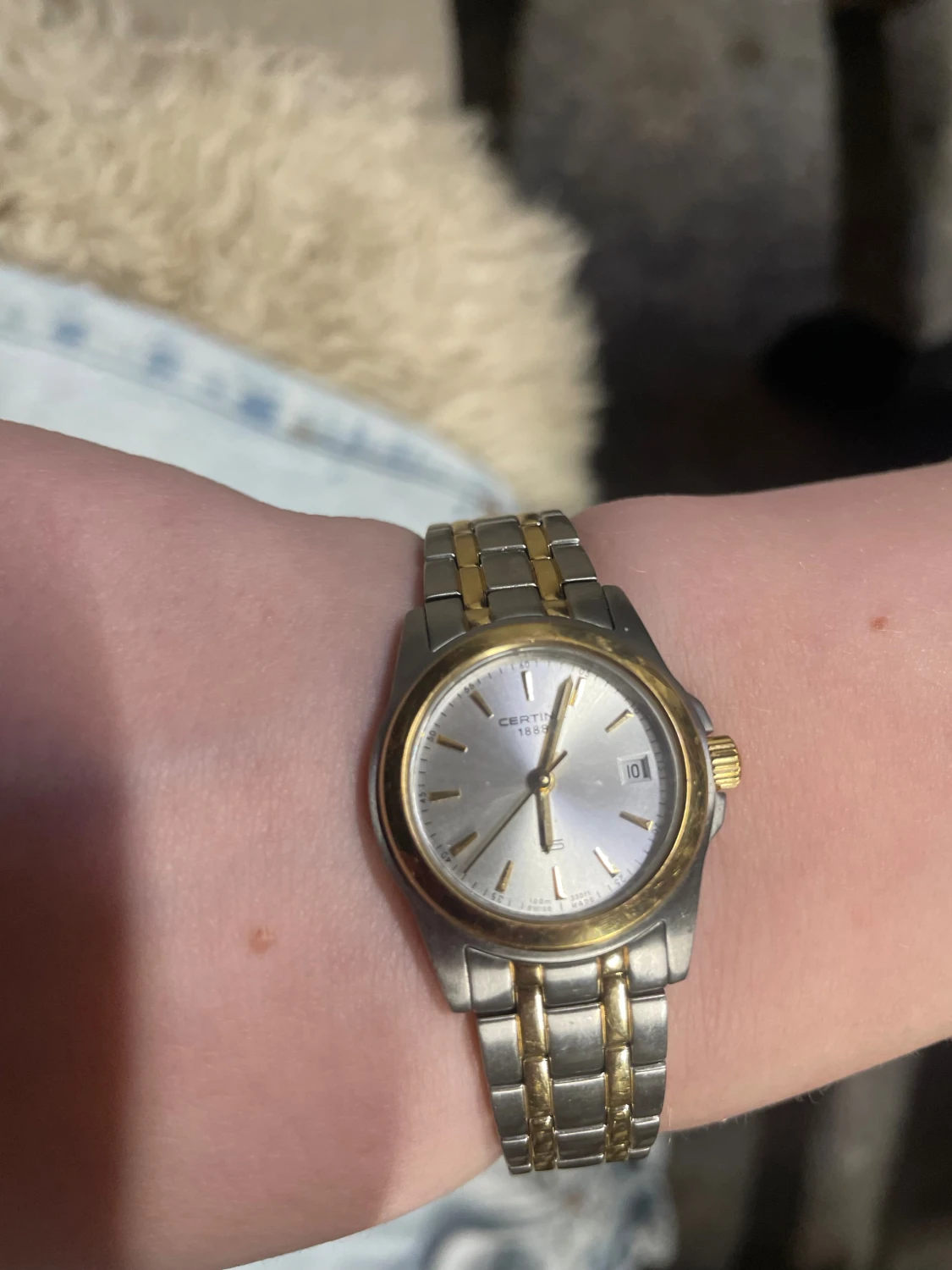 Certina klocka i silver och guld - 1