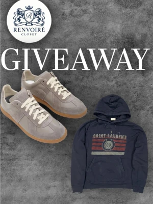 Margielas - Giv3away på dessa feta margielas o YSL hoodie. Storlek 43 och S! Det ända du behöver göra är att följa på Plick och gilla denna annons! Vinnaren lottas ut på JULAFTON! 🎄🎅🌲KÖP EN ANNONS OCH FÅ 10X MER CHANS ATT VINNA! 