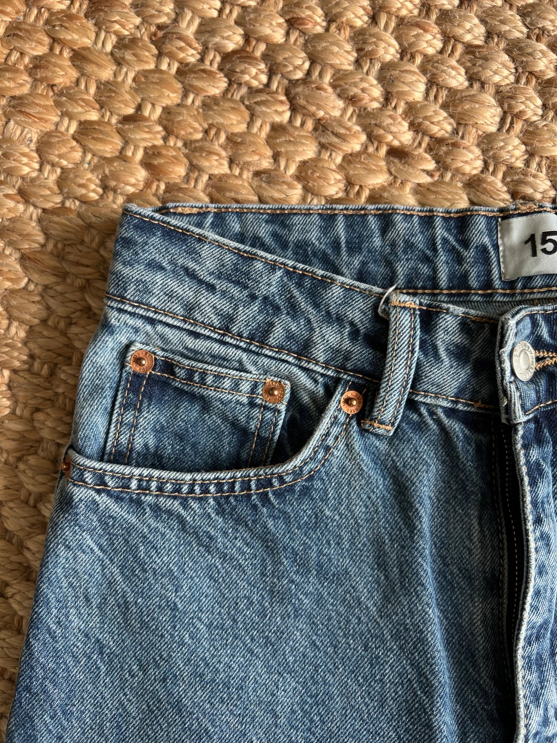 Blå jeans från Lager157, storlek S - 2