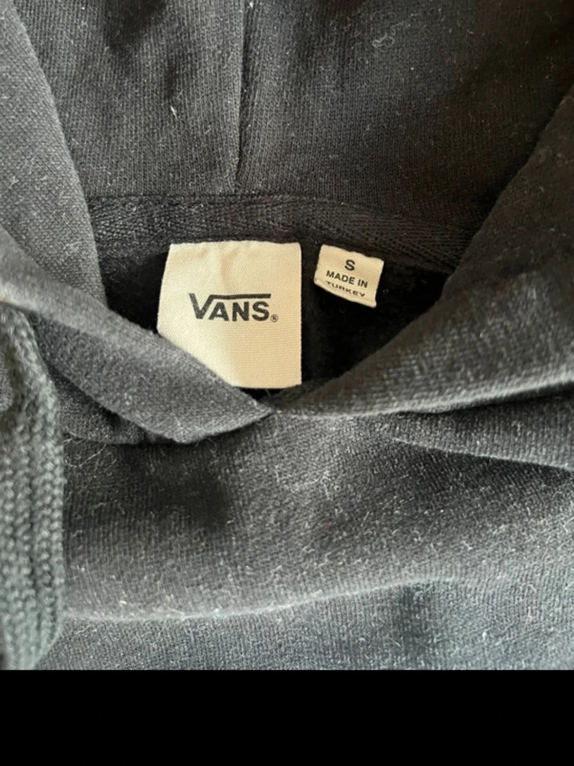 Svart Vans hoddie S - 1