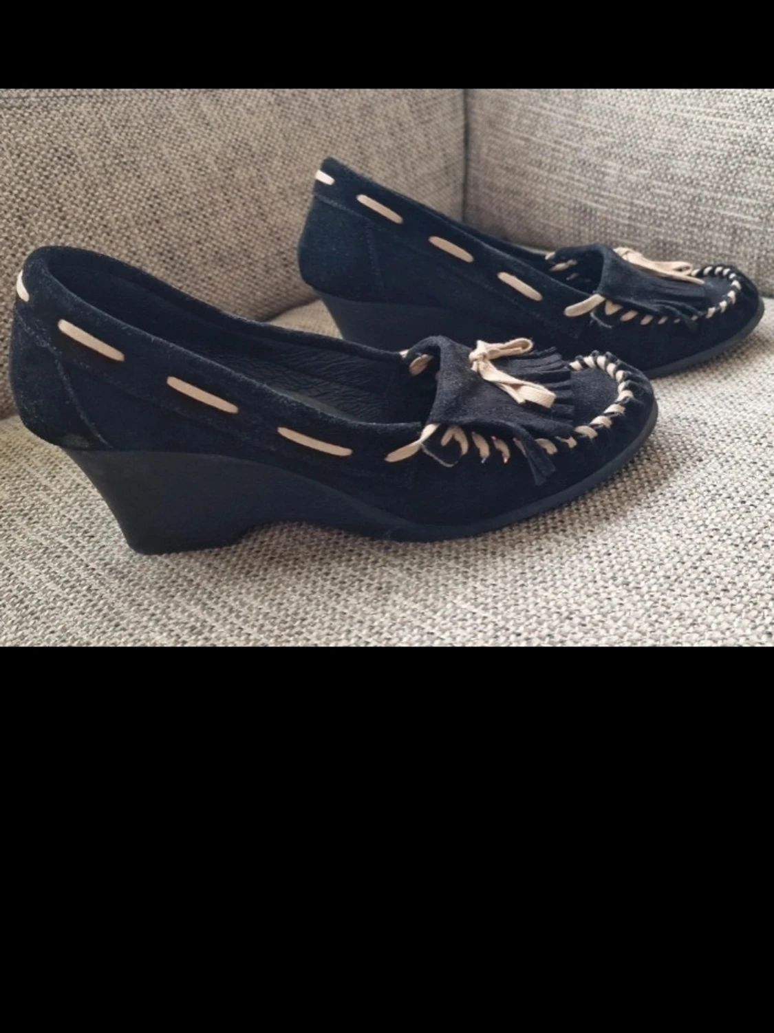 Skor med kilklack - 1