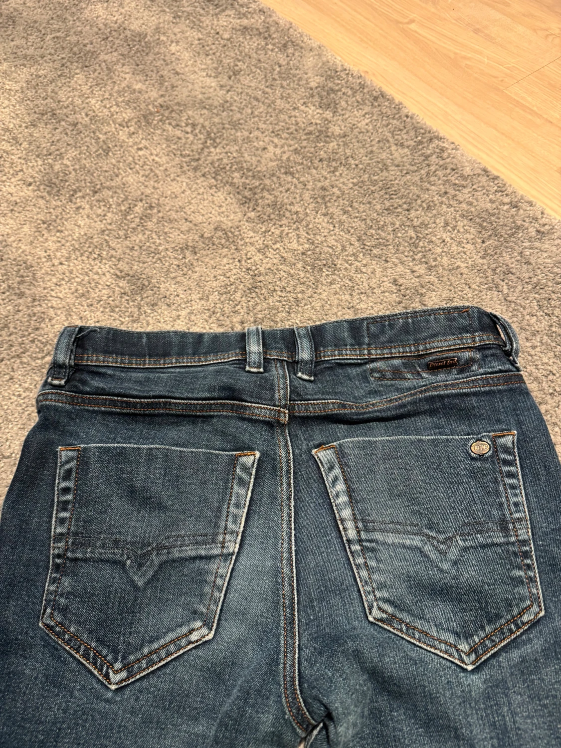 Blå skinny jeans från Diesel - 3