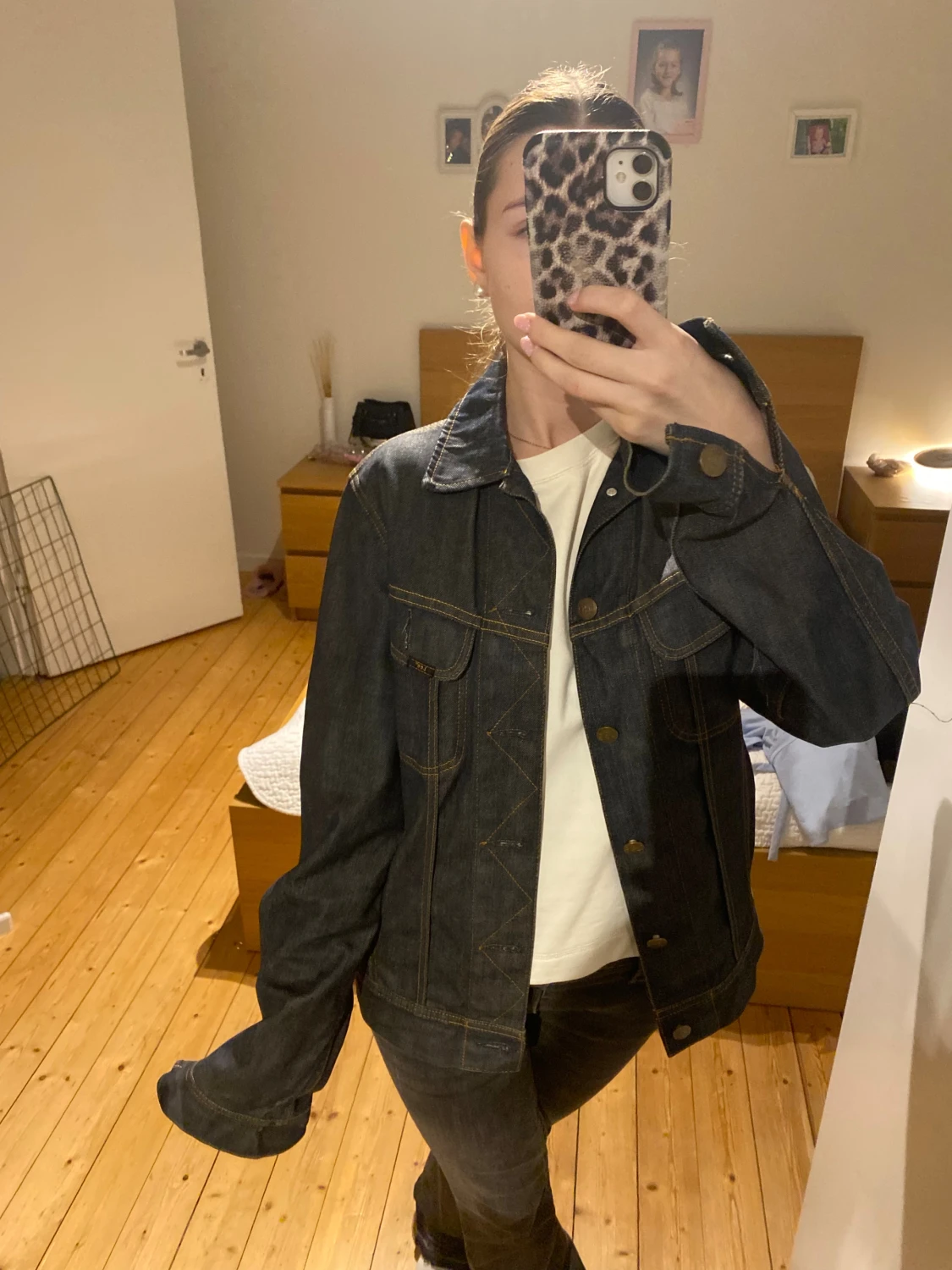 Blås Jeans Jacka från Lee