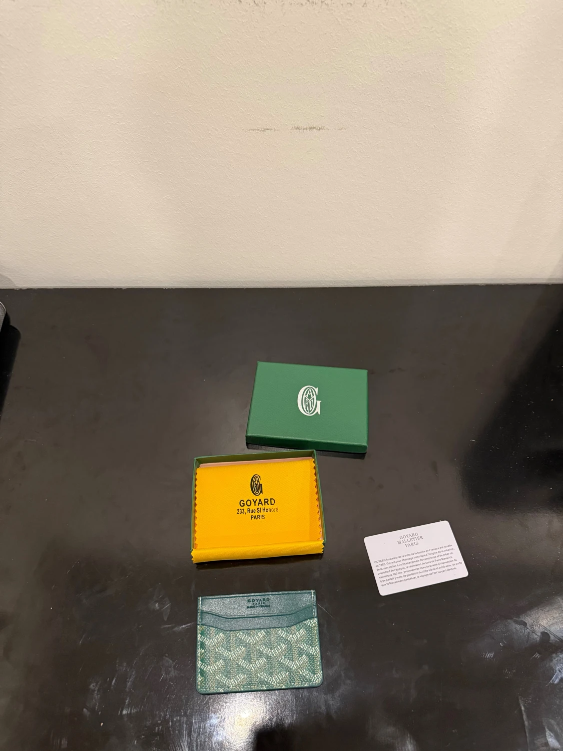 Grönt Korthållare - 1